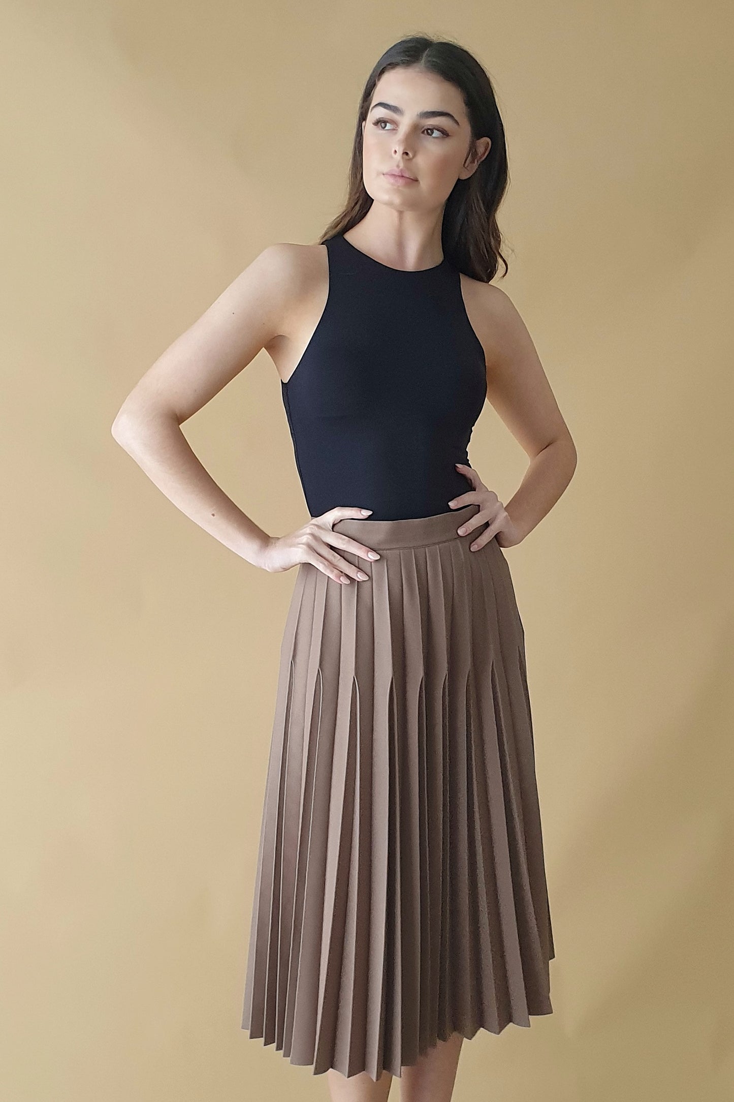 Unique vintage pleated skirt Size 6-8