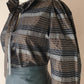 Silk taffeta vintage top Size S