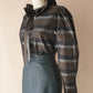 Silk taffeta vintage top Size S