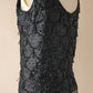 Stunning vintage beaded wool top Size XS/S