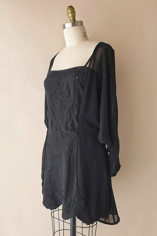 Lucette silk mini dress Size M