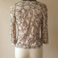 Vintage Caroline Church embroidered top Size S/M
