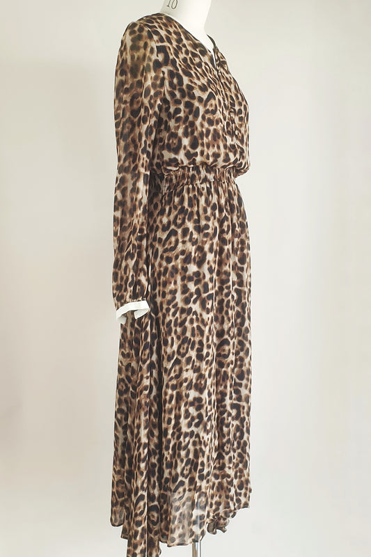 Essential Antwerp leopard print dress Size S