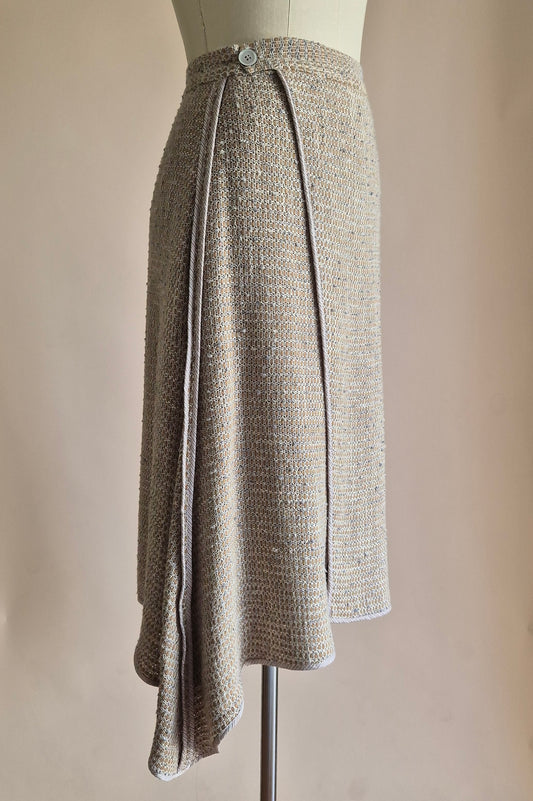 Scanlan Theodore textured wrap skirt Size XS/S