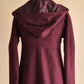 Fleur Wood burgundy wool coat Size XS