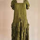 Fabulous green silk dress Size S/M
