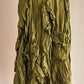 Fabulous green silk dress Size S/M