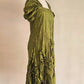 Fabulous green silk dress Size S/M