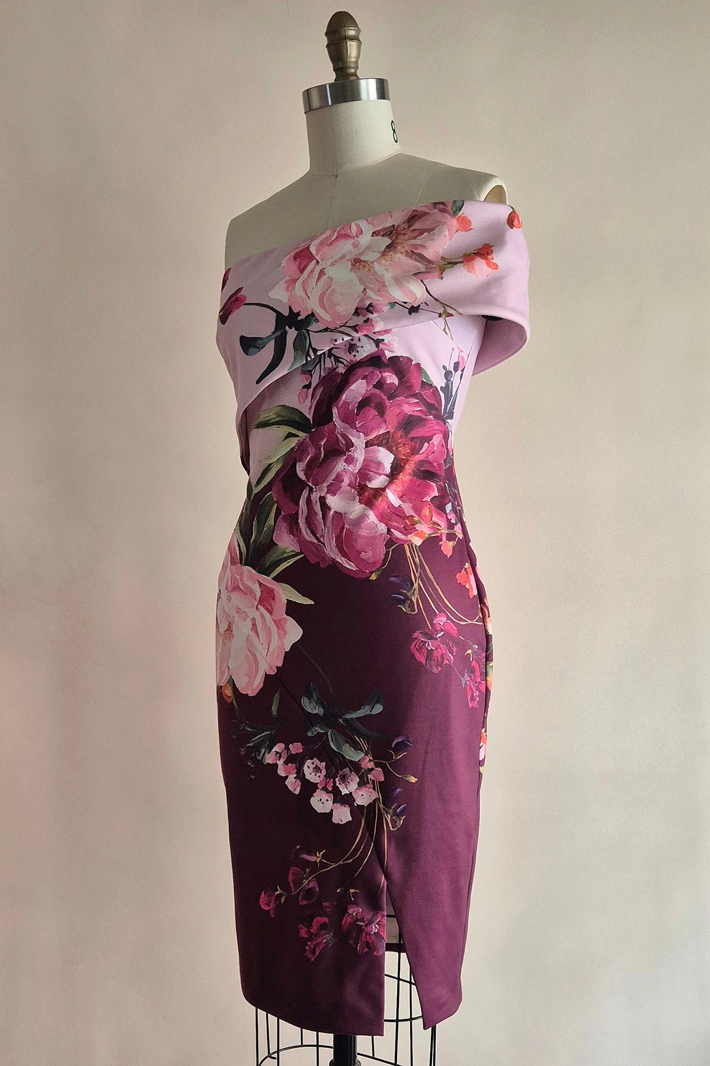 Ted baker fitted floral dress Size XS/S