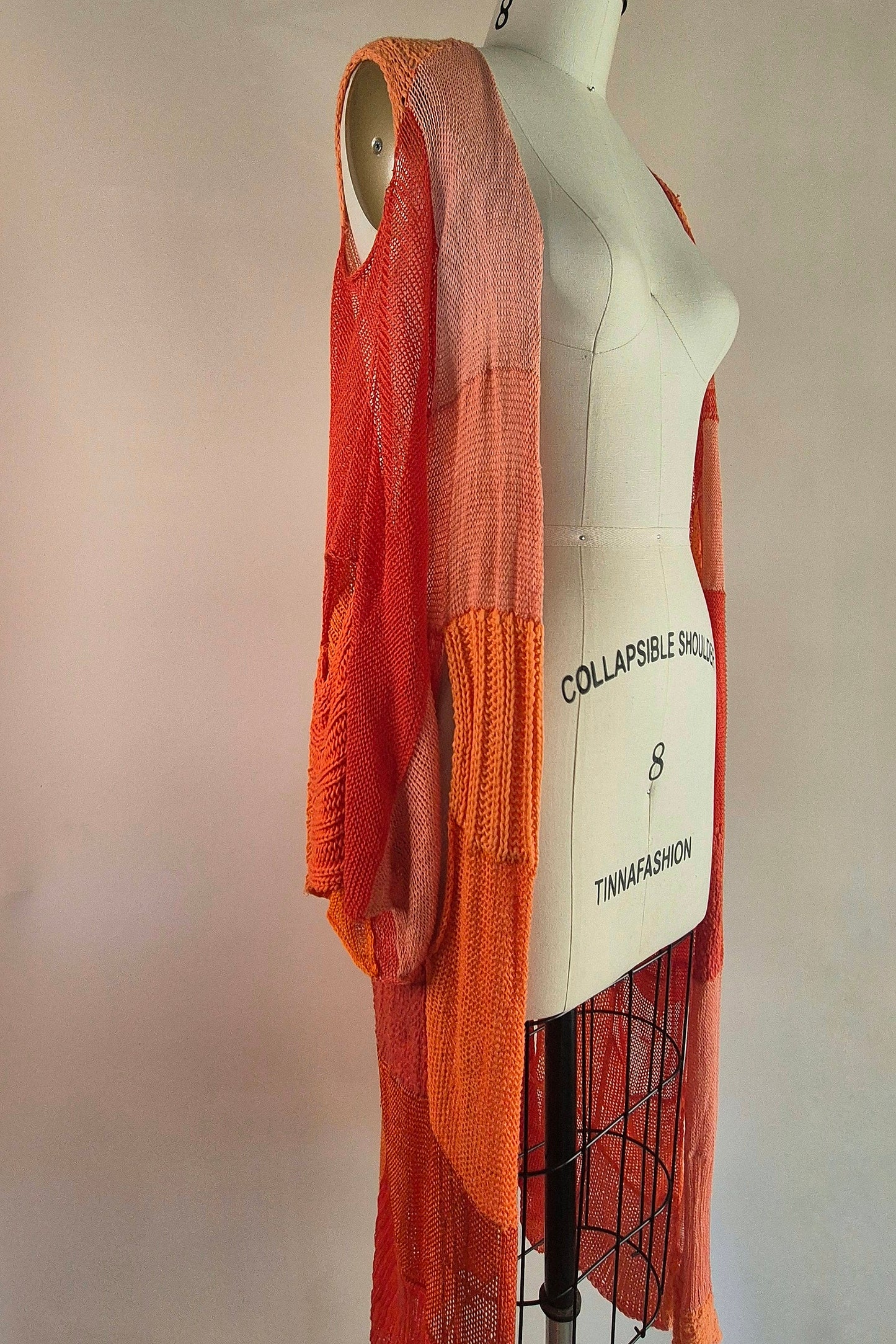 Incredible vintage Kirrily Johnson patchwork cardigan Size S