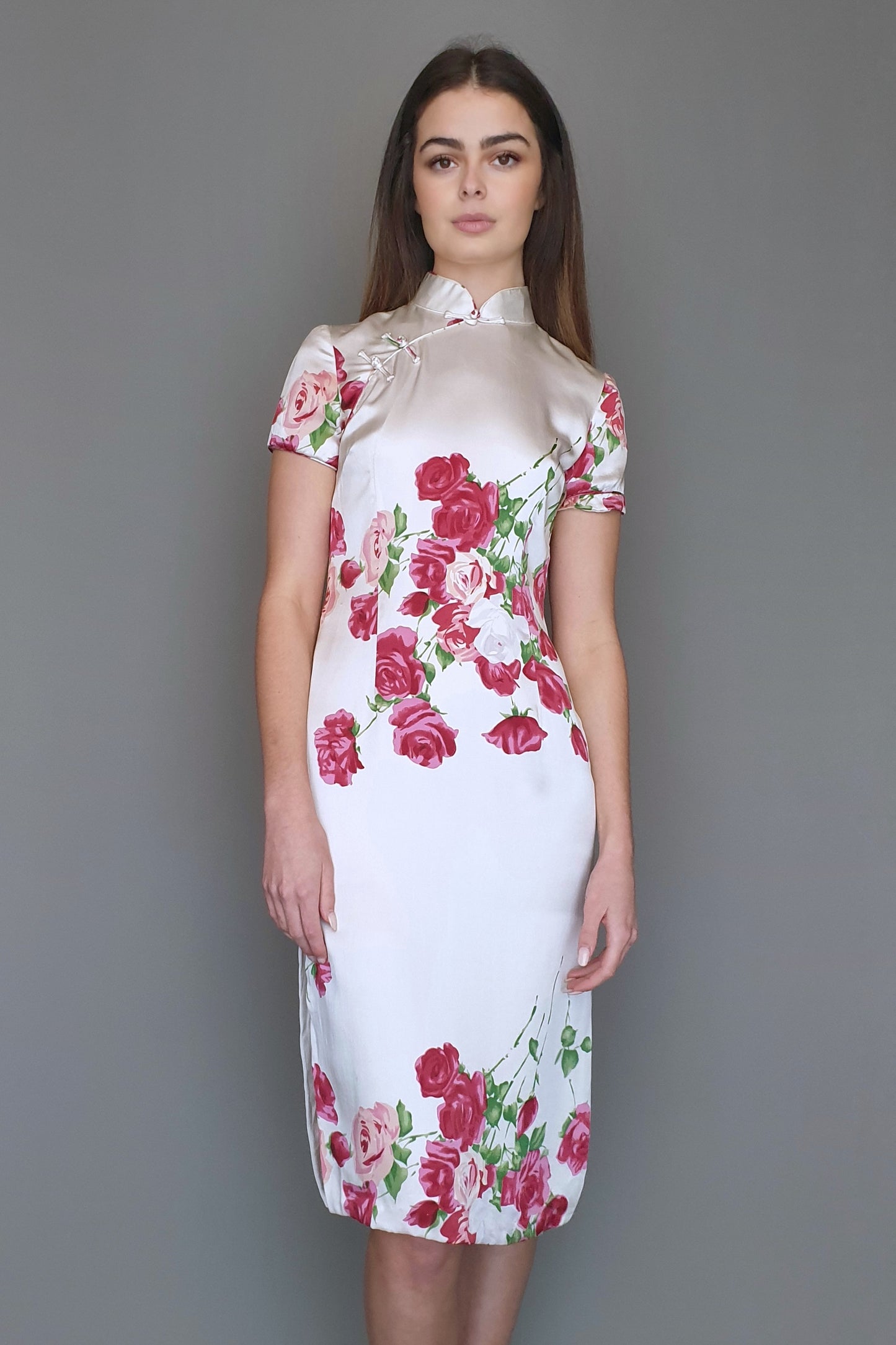 Stunning silk floral dress Size 6