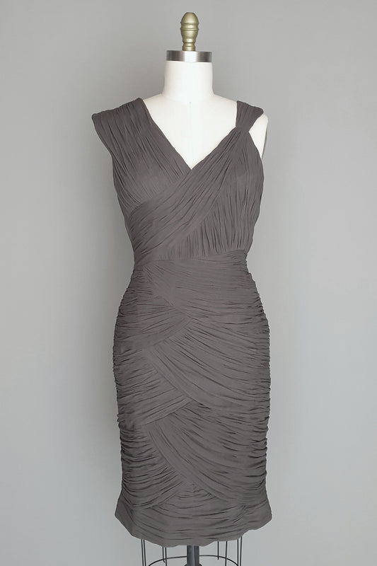 Simply stunning vintage George Gross silk dress Size 12