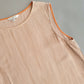 Classic Lisa Ho pleated silk shell top Size S/M