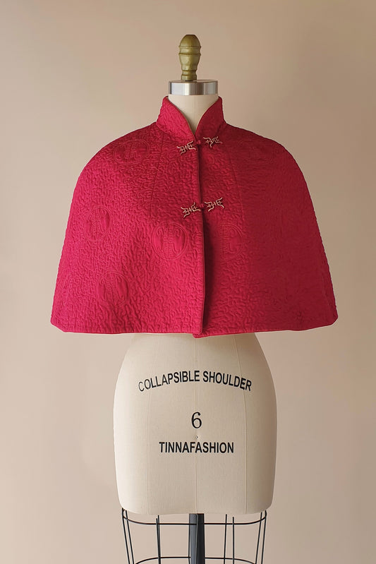 Stunning reversible vintage cape Size XS/S